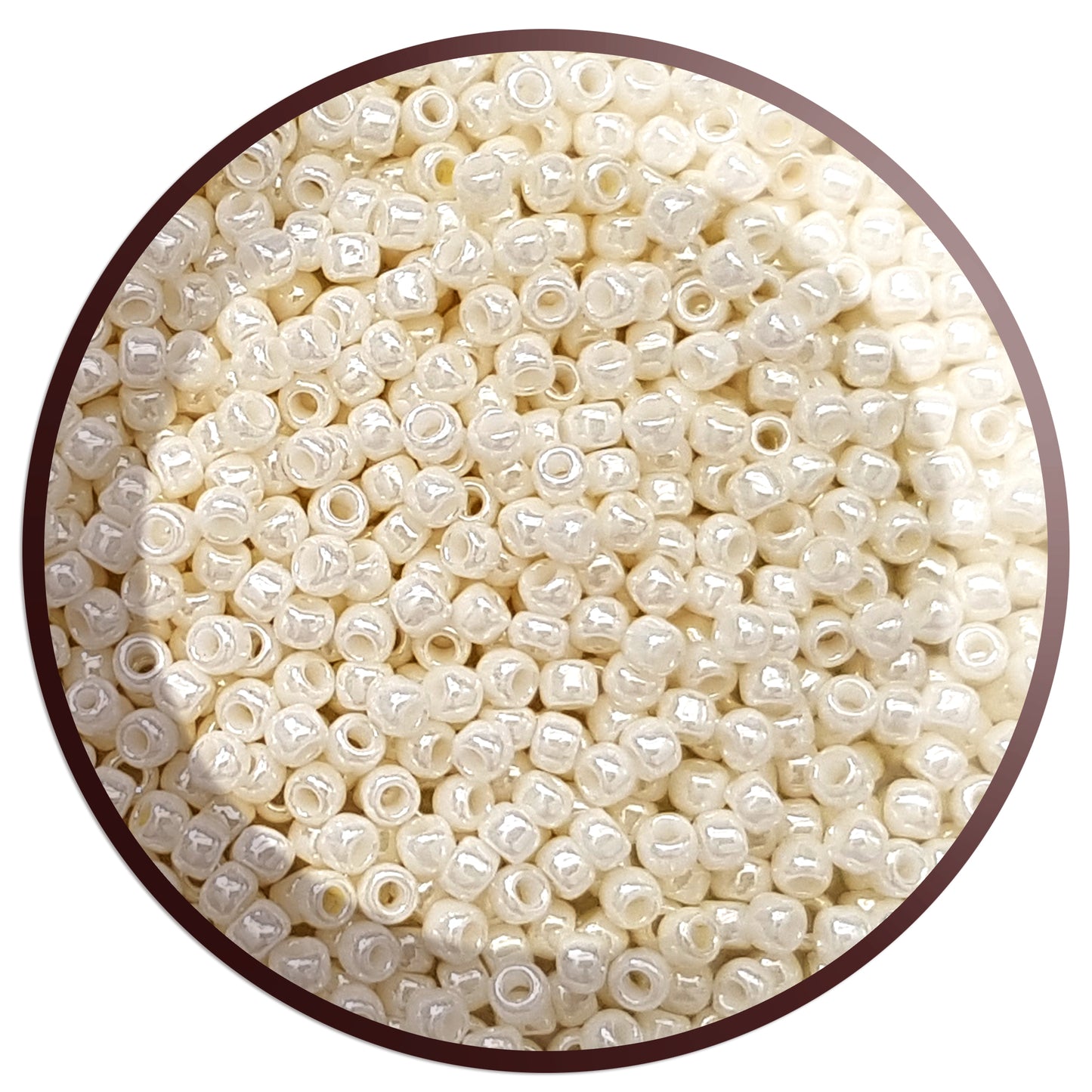 8/0 TR-122 White Navajo Lustre Opaque 10g/30g Round Toho Seed Beads - Beading Supply
