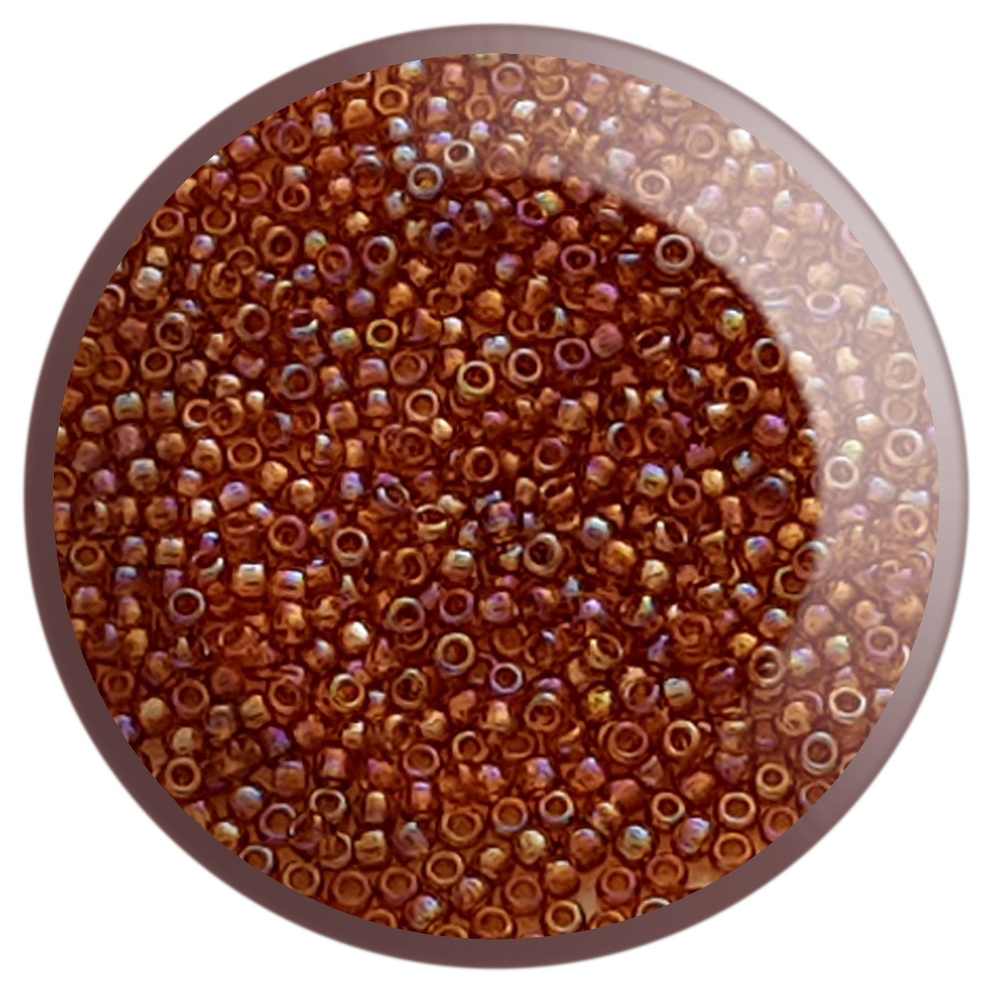 8/0 TR-162C Topaz Rainbow Round Toho Seed Beads - Beading Supply - Kalitheo Jewellery