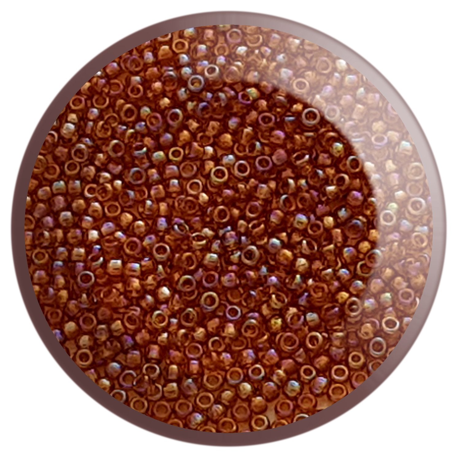 8/0 TR-162C Topaz Rainbow Round Toho Seed Beads - Beading Supply - Kalitheo Jewellery