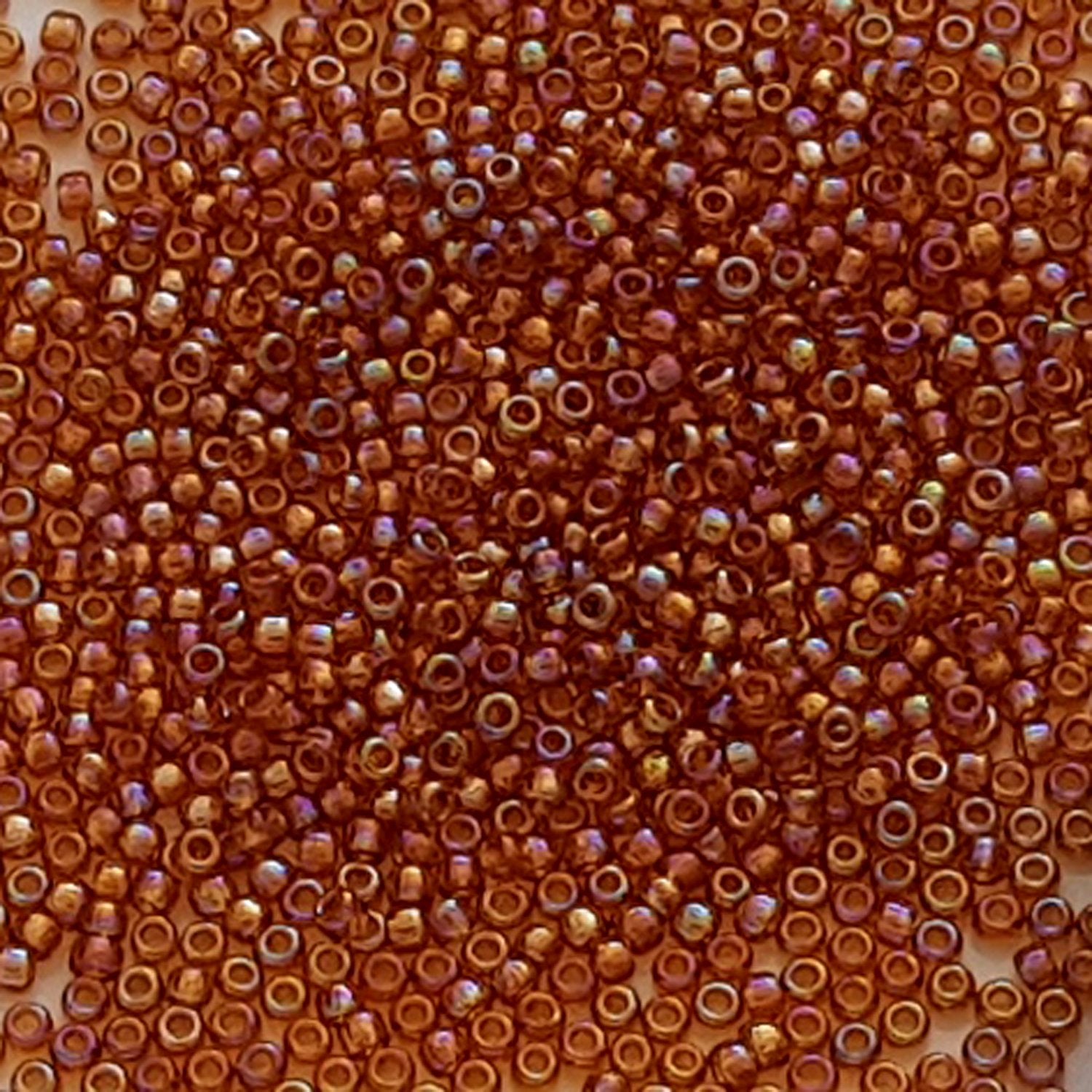 8/0 TR-162C Topaz Rainbow Round Toho Seed Beads - Beading Supply - Kalitheo Jewellery