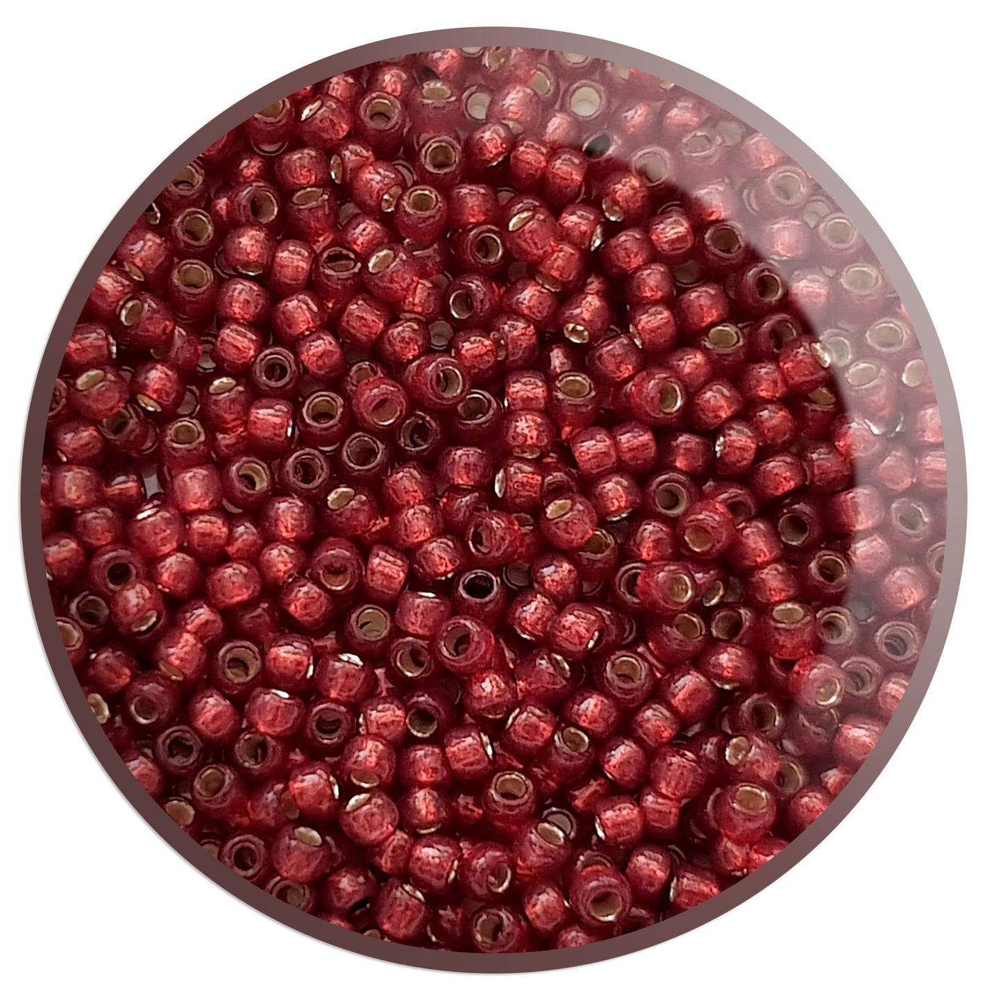 8/0 TR-2113 Milky Pomegranate Silver-Lined 10g/30g Round Toho Seed Beads - Beading Supply