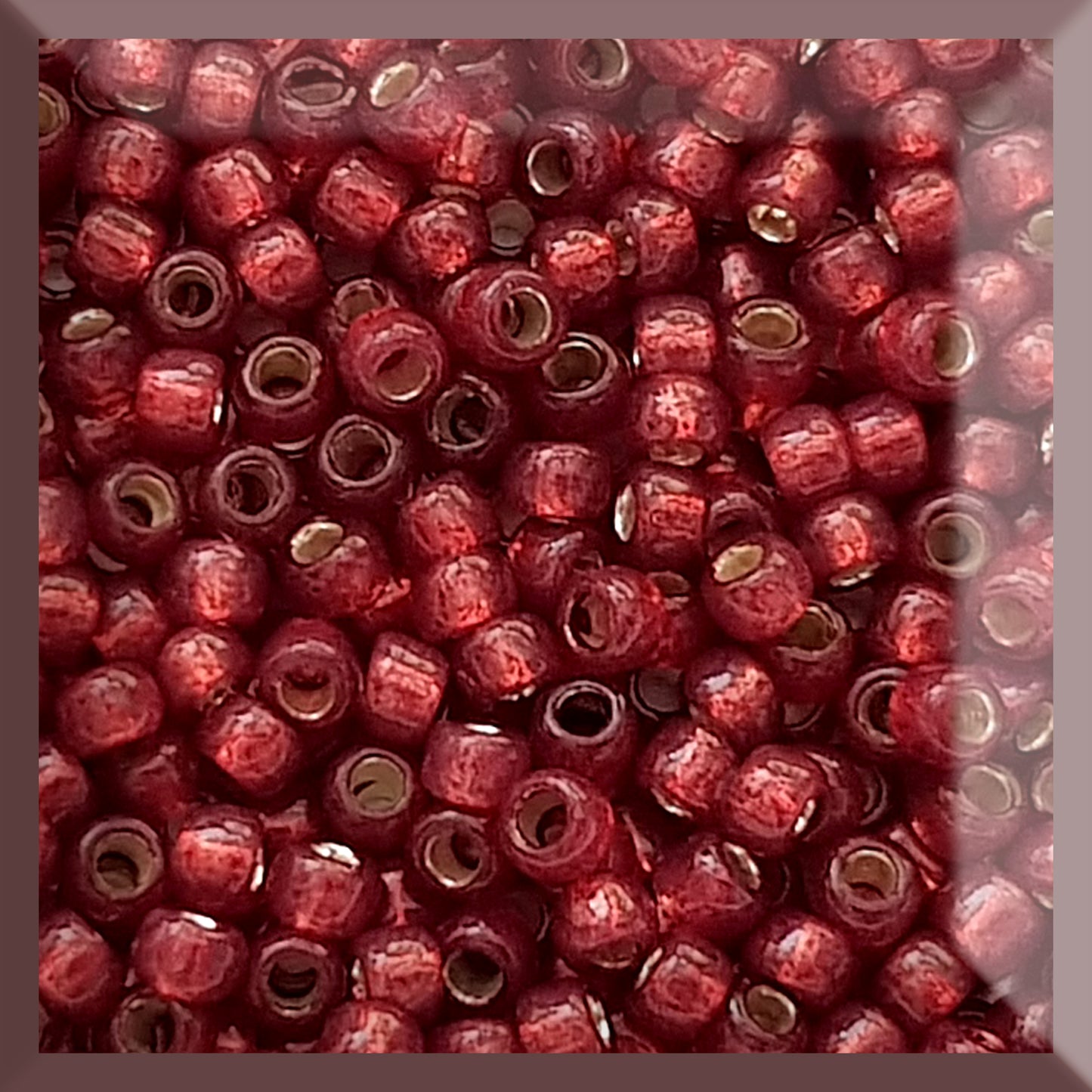 8/0 TR-2113 Milky Pomegranate Silver-Lined 10g/30g Round Toho Seed Beads - Beading Supply