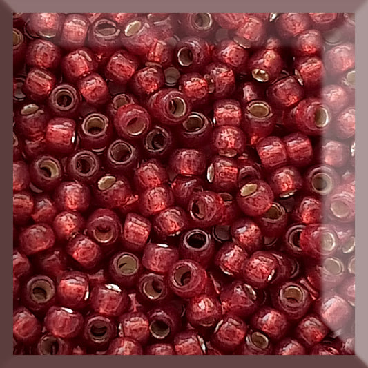 8/0 TR-2113 Milky Pomegranate Silver-Lined 10g/30g Round Toho Seed Beads - Beading Supply