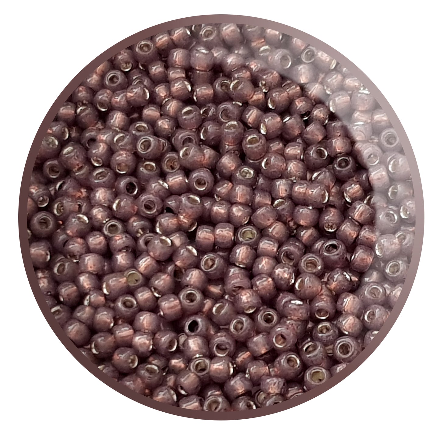 8/0 TR-2114 Milky Nutmeg Silver-Lined 10g/30g Round Toho Seed Beads - Beading Supply