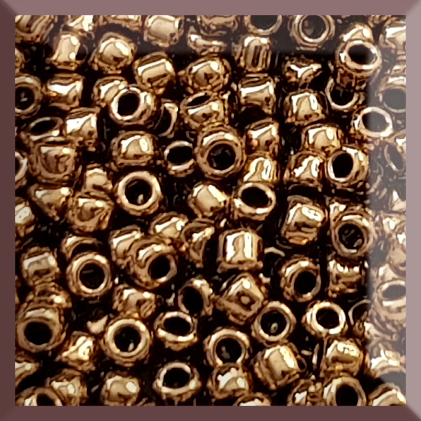 8/0 TR-221 Bronze Opaque Round 10g/30g Round Toho Seed Beads - Beading Supply