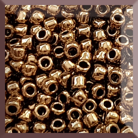 8/0 TR-221 Bronze Opaque Round 10g/30g Round Toho Seed Beads - Beading Supply