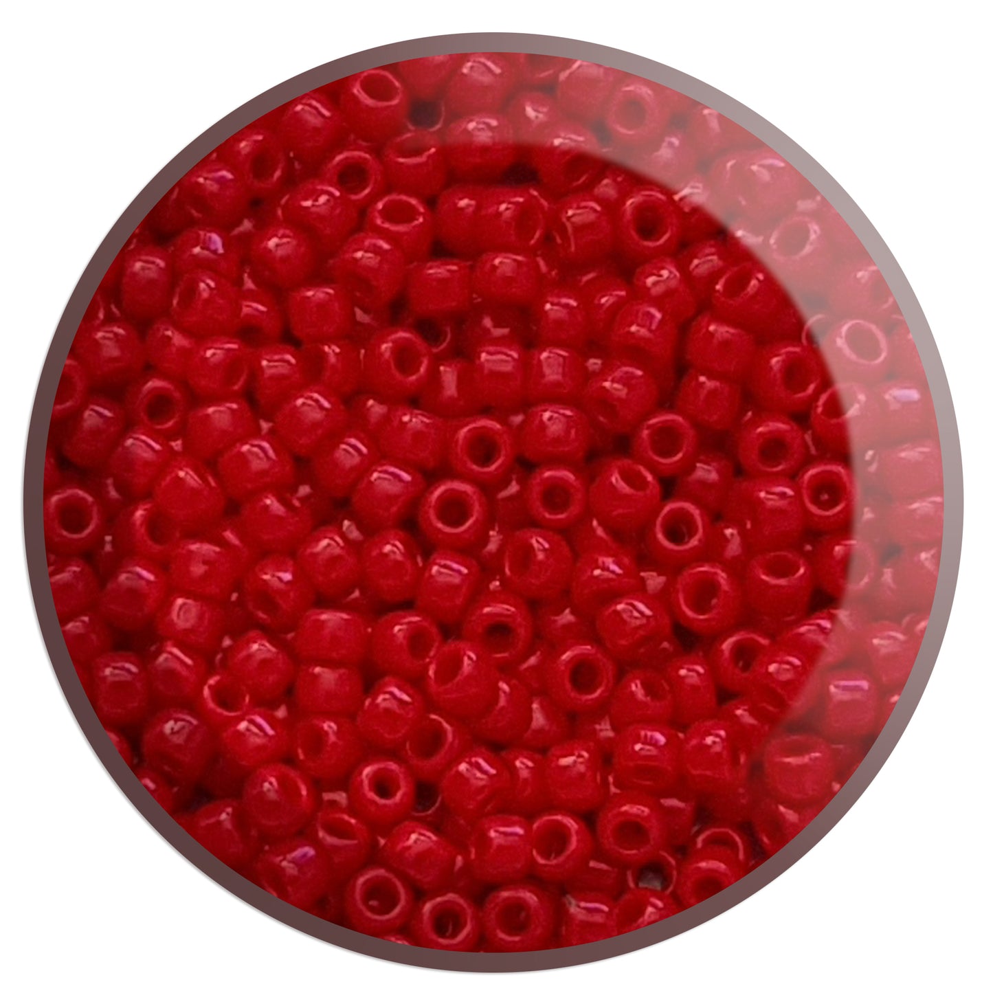 8/0 TR-45 Pepper Red Opaque 10g/30g Round Toho Seed Beads - Beading Supply