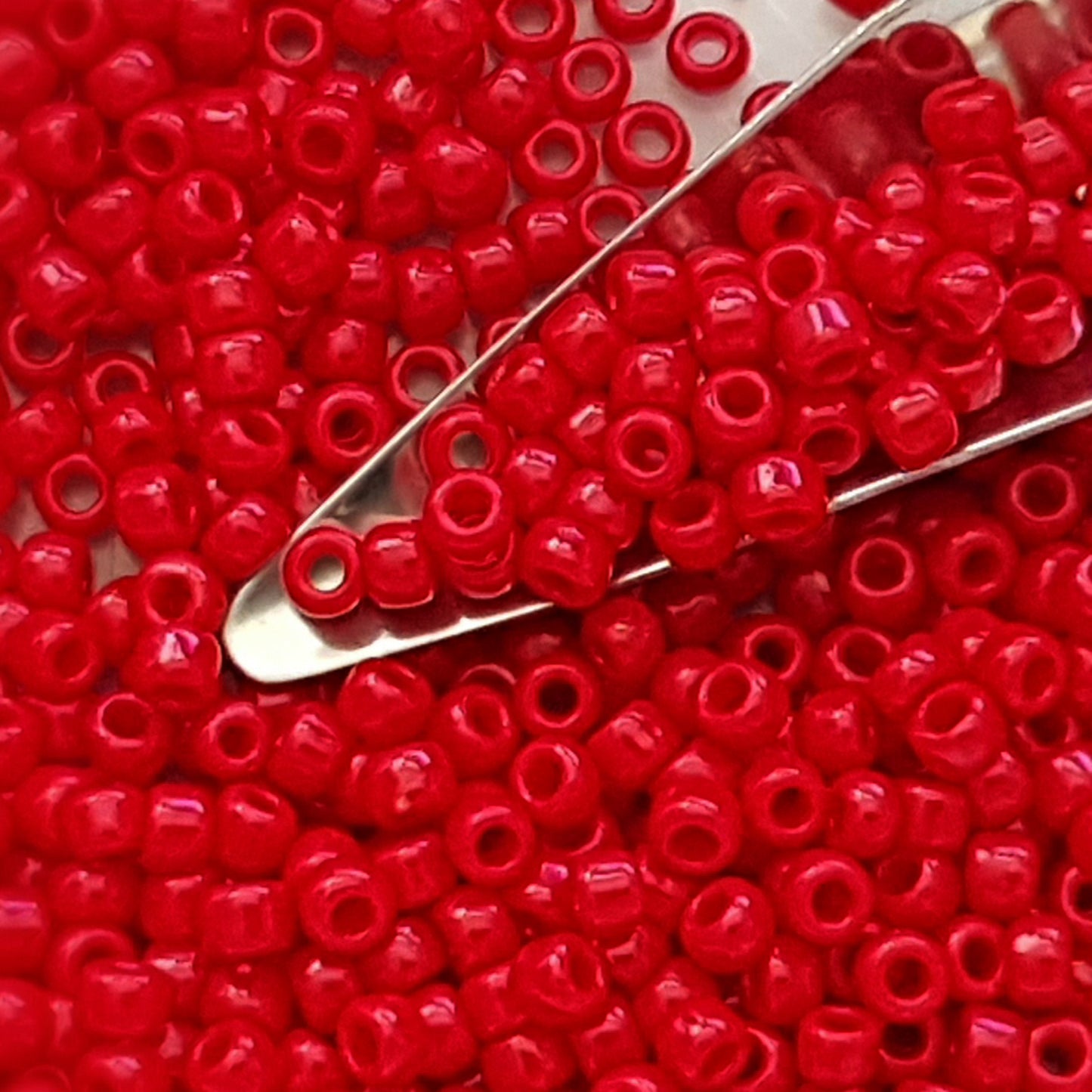 8/0 TR-45 Pepper Red Opaque 10g/30g Round Toho Seed Beads - Beading Supply