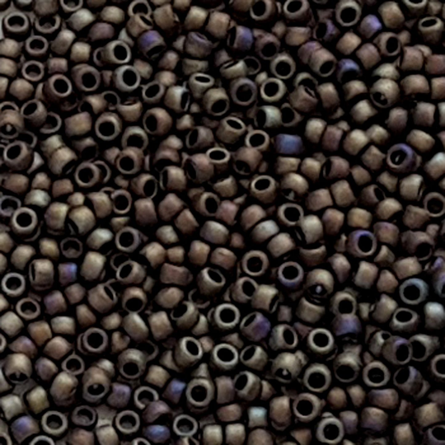 8/0 TR-614 Iris Brown Matte Round Toho Seed Beads - Beading Supply - Kalitheo Jewellery