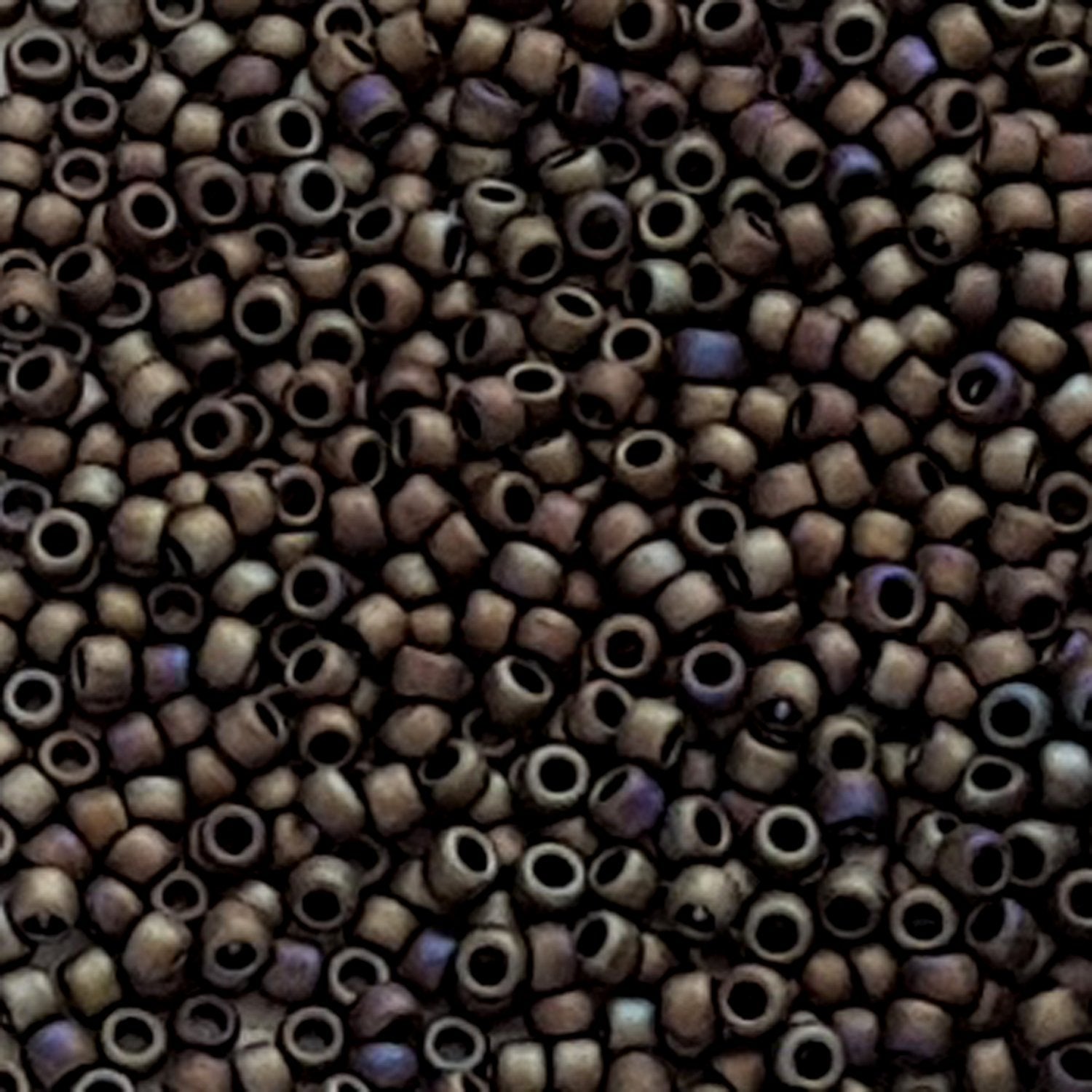 8/0 TR-614 Iris Brown Matte Round Toho Seed Beads - Beading Supply - Kalitheo Jewellery