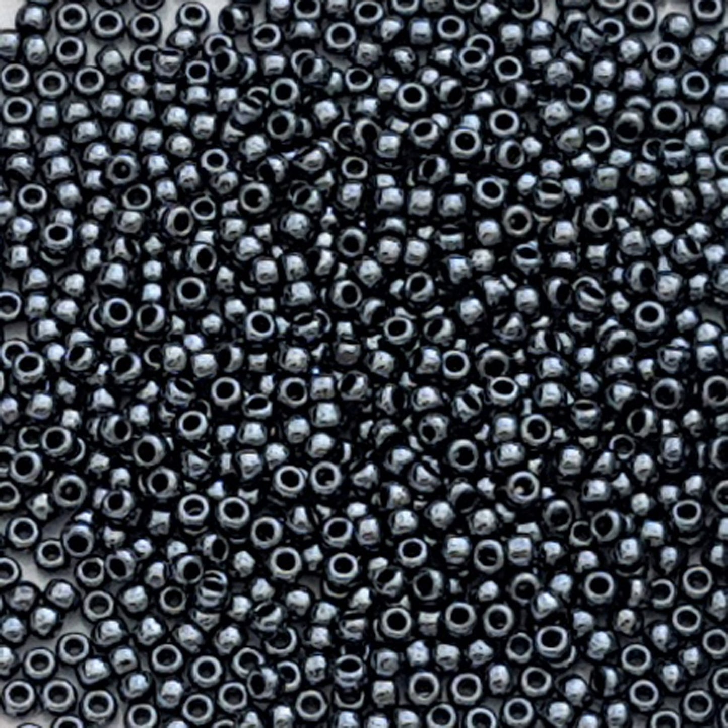 8/0 TR-81 Haematite Metallic Round Toho Seed Beads - Beading Supply - Kalitheo Jewellery