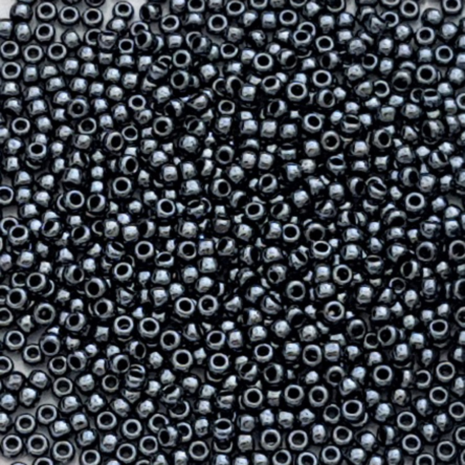 8/0 TR-81 Haematite Metallic Round Toho Seed Beads - Beading Supply - Kalitheo Jewellery