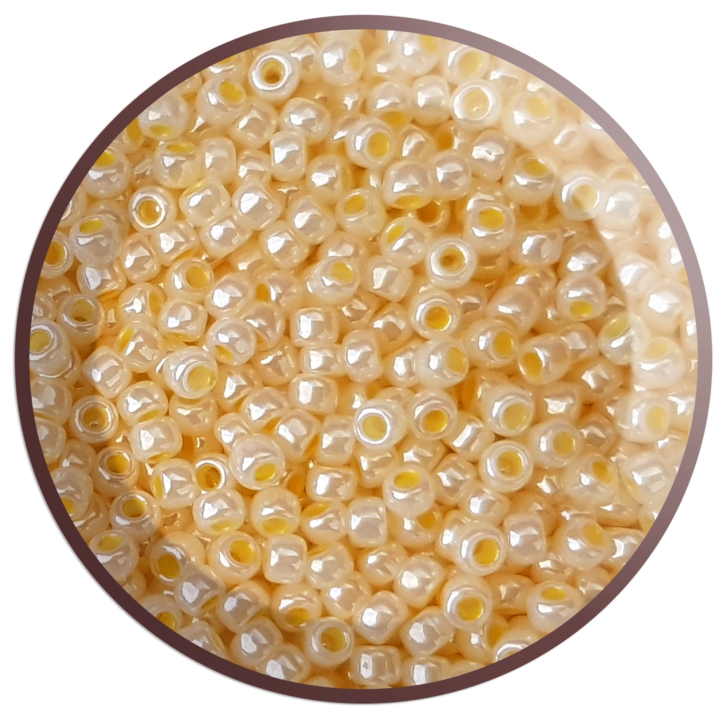 8/0 TR-902 Lemon Chiffon Ceylon 10g/30g Round Toho Seed Bead - Beading Supply