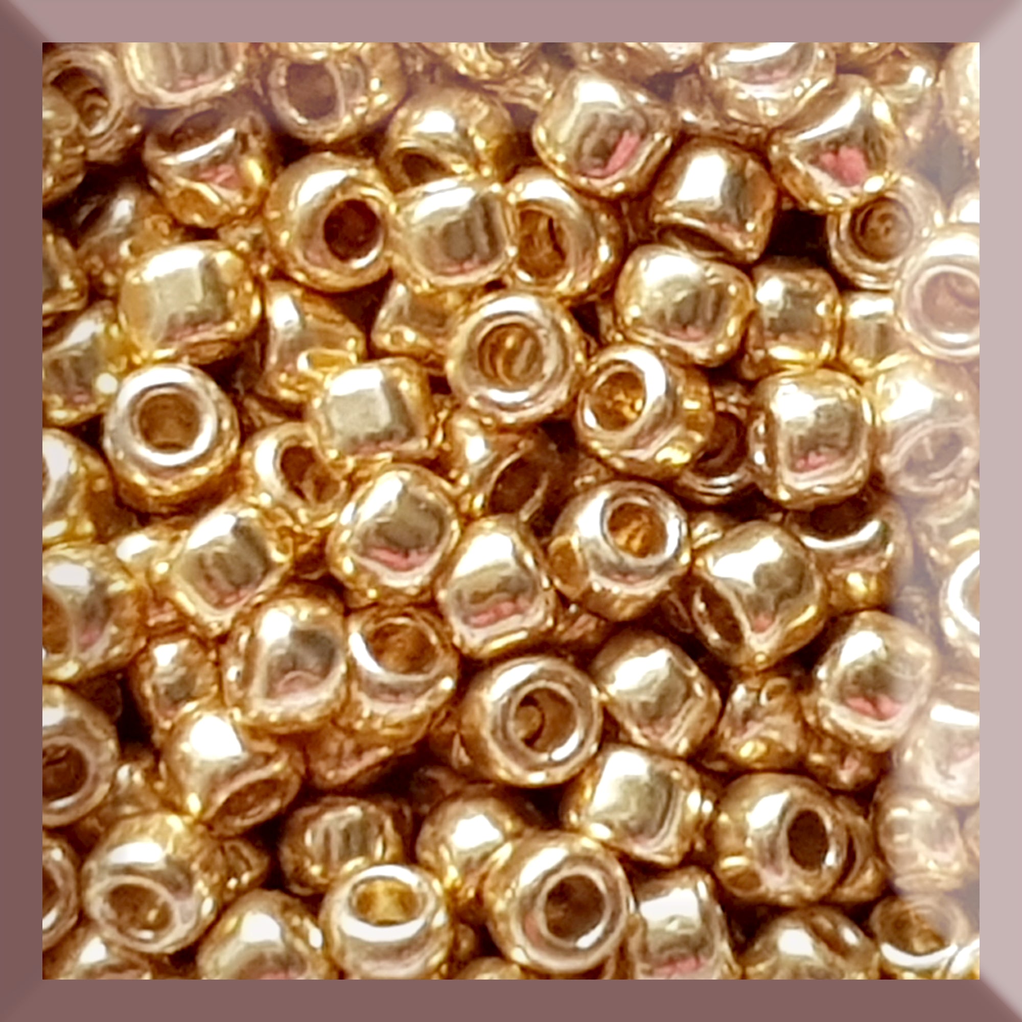 8/0 TR-PF557 Starlight Gold Galvanized Permanent Finish 10g/30g Round Toho  Seed Beads - Beading Supply