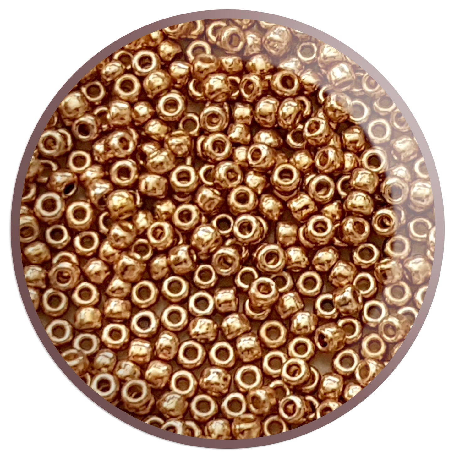 8/0 TR-PF592 Golden Fleece Galvanized Permanent Finish 10g/30g Round Toho Seed Beads - Beading Supply