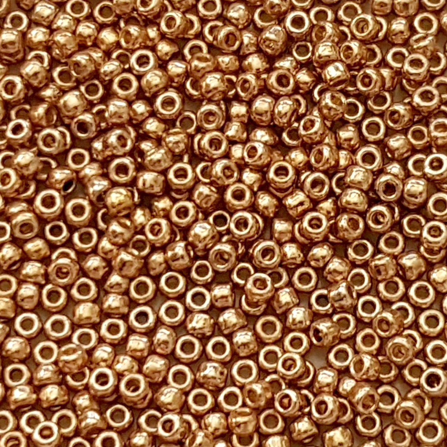 8/0 TR-PF592 Golden Fleece Galvanized Permanent Finish 10g/30g Round Toho Seed Beads - Beading Supply