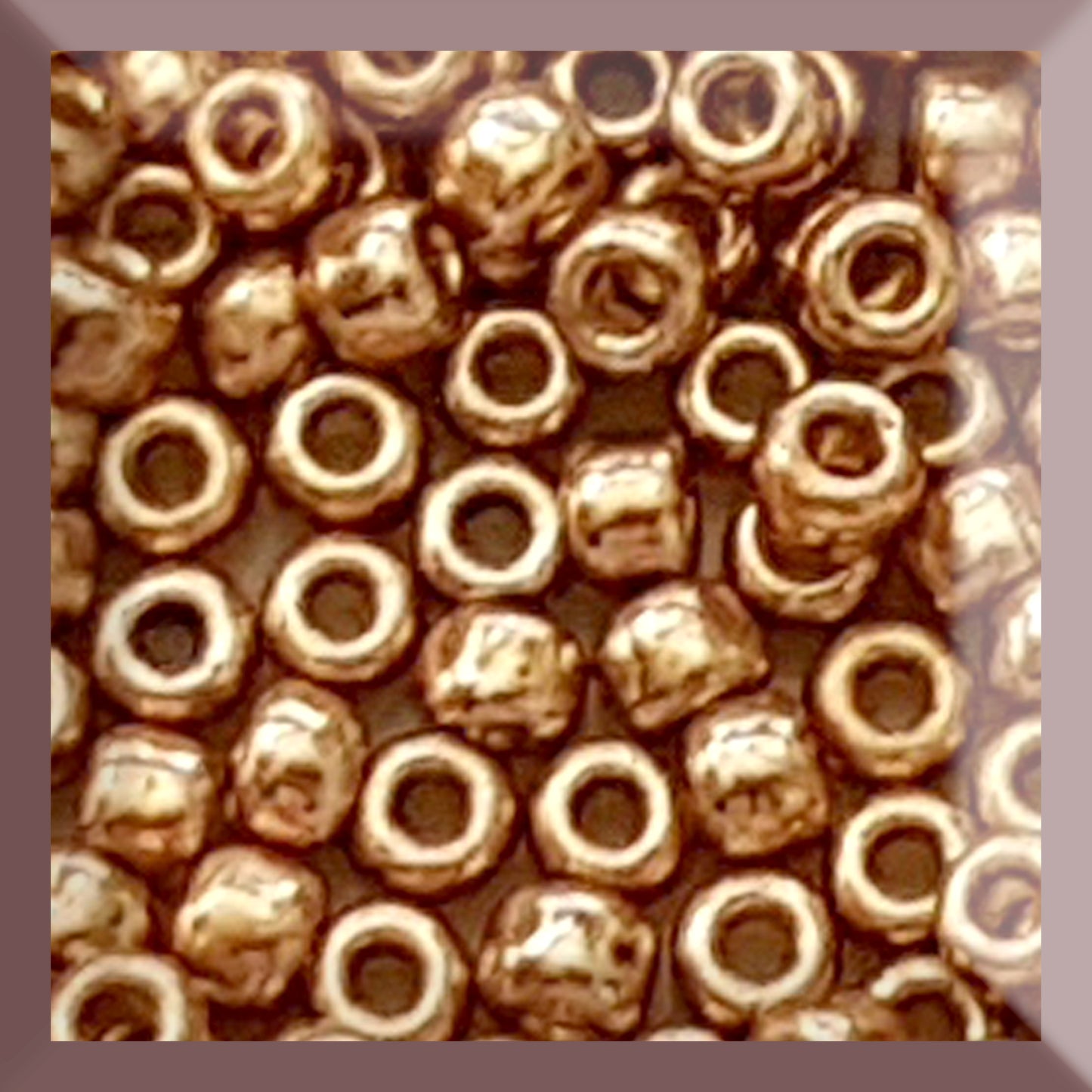 8/0 TR-PF592 Golden Fleece Galvanized Permanent Finish 10g/30g Round Toho Seed Beads - Beading Supply