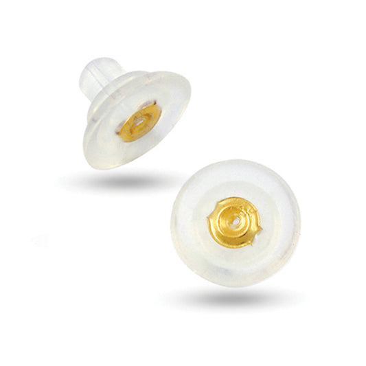 Silicone Large Butterflies Yellow Gold 18ct Inserts | YG18-009L | Jewellery Making Supply - Kalitheo Jewellery