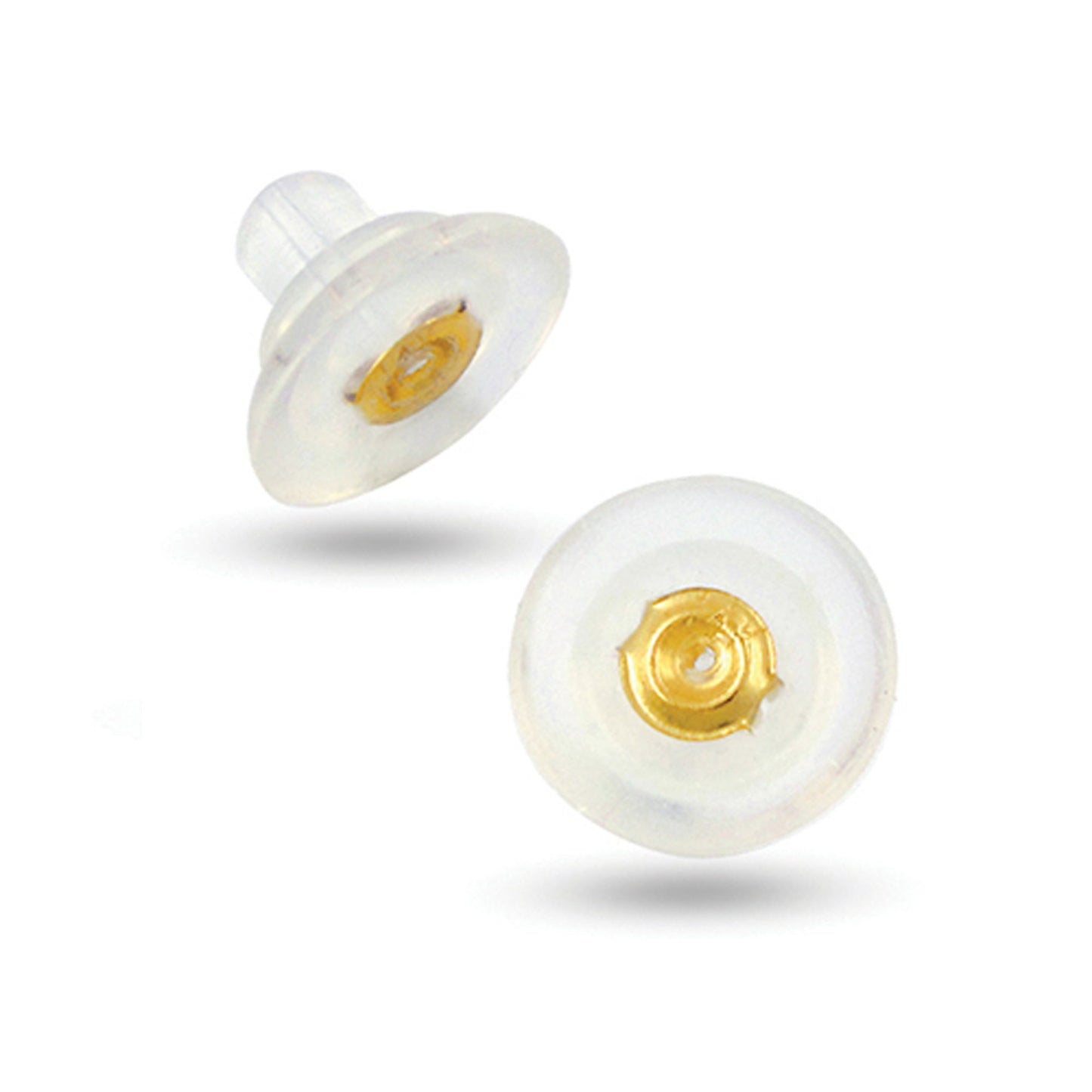 Silicone Large Butterflies White Gold 18ct Inserts | WG8-009L | Jewellery Making Supply - Kalitheo Jewellery