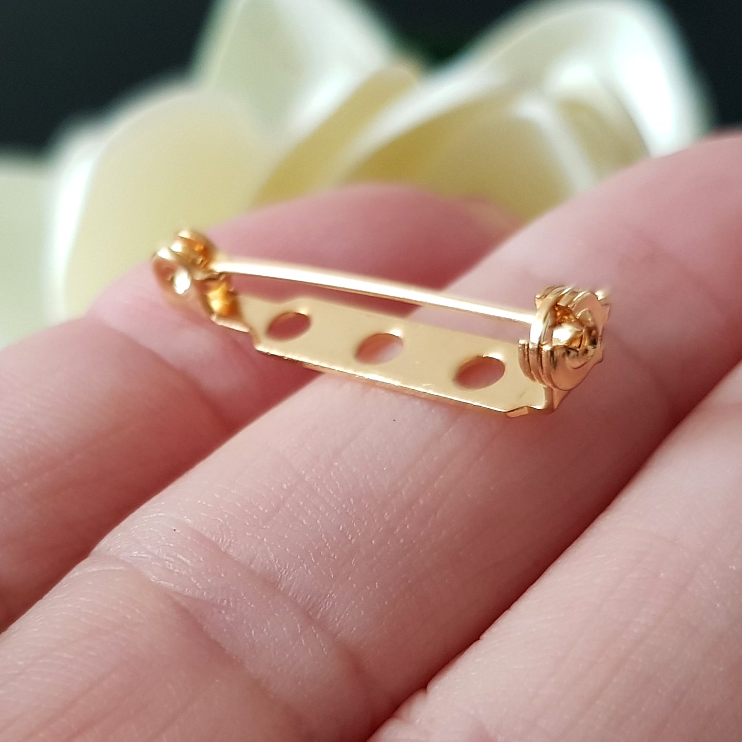 Brooch Pin Back Gold | BM-GFBBG2.5 | Jewellery Making Supply