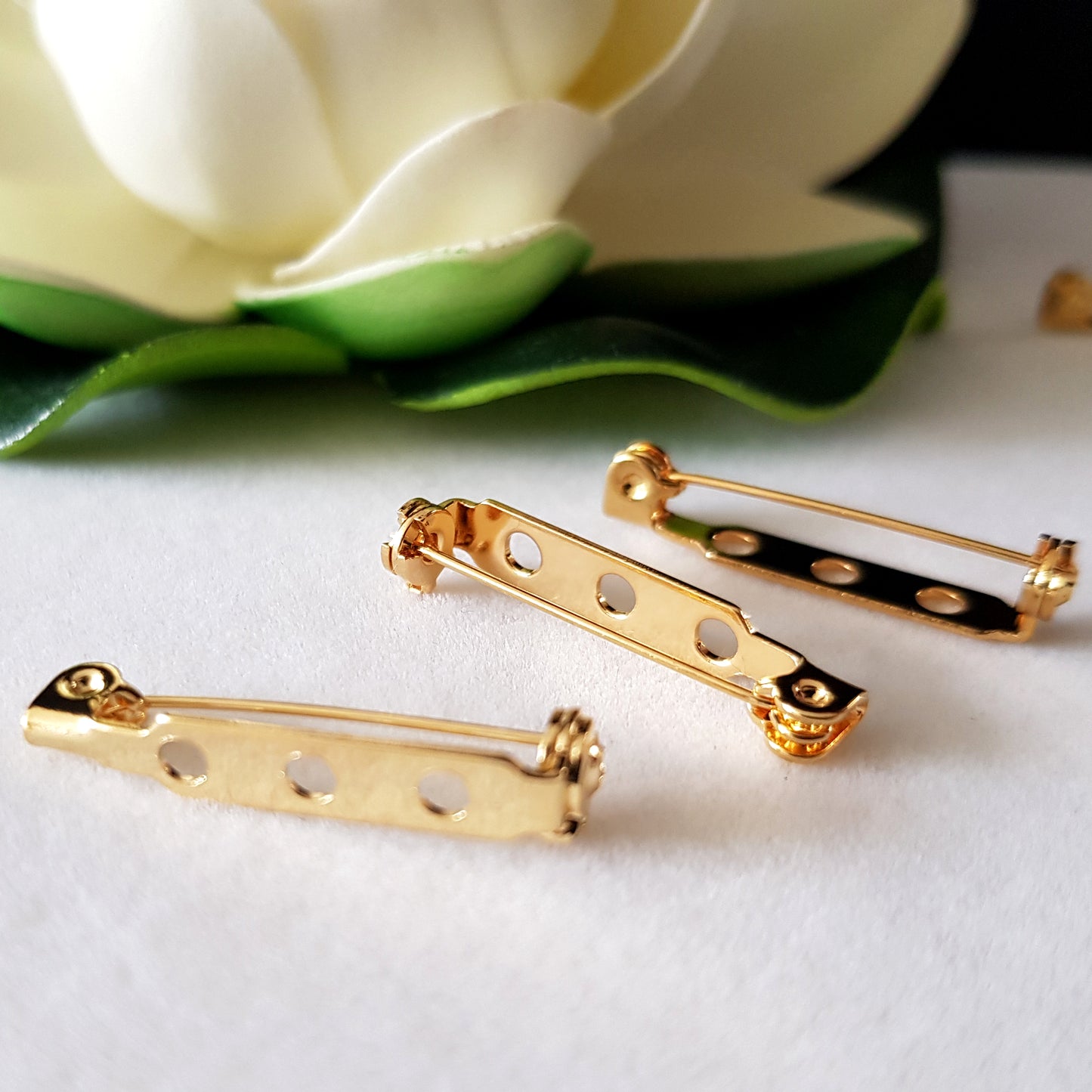 Brooch Pin Back Gold | BM-GFBBG2.5 | Jewellery Making Supply