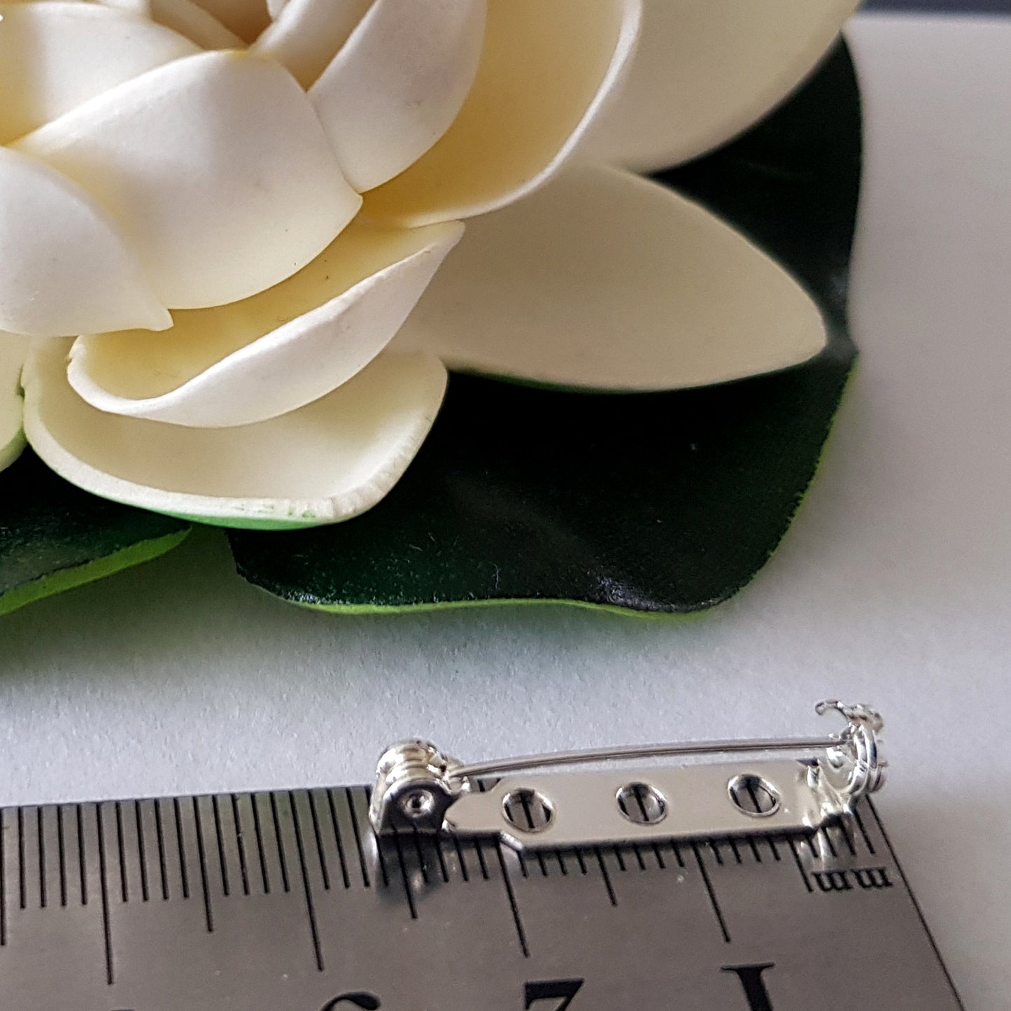 Brooch Pin Back Silver | BM-GFBBS2.5 | Jewellery Making Supply