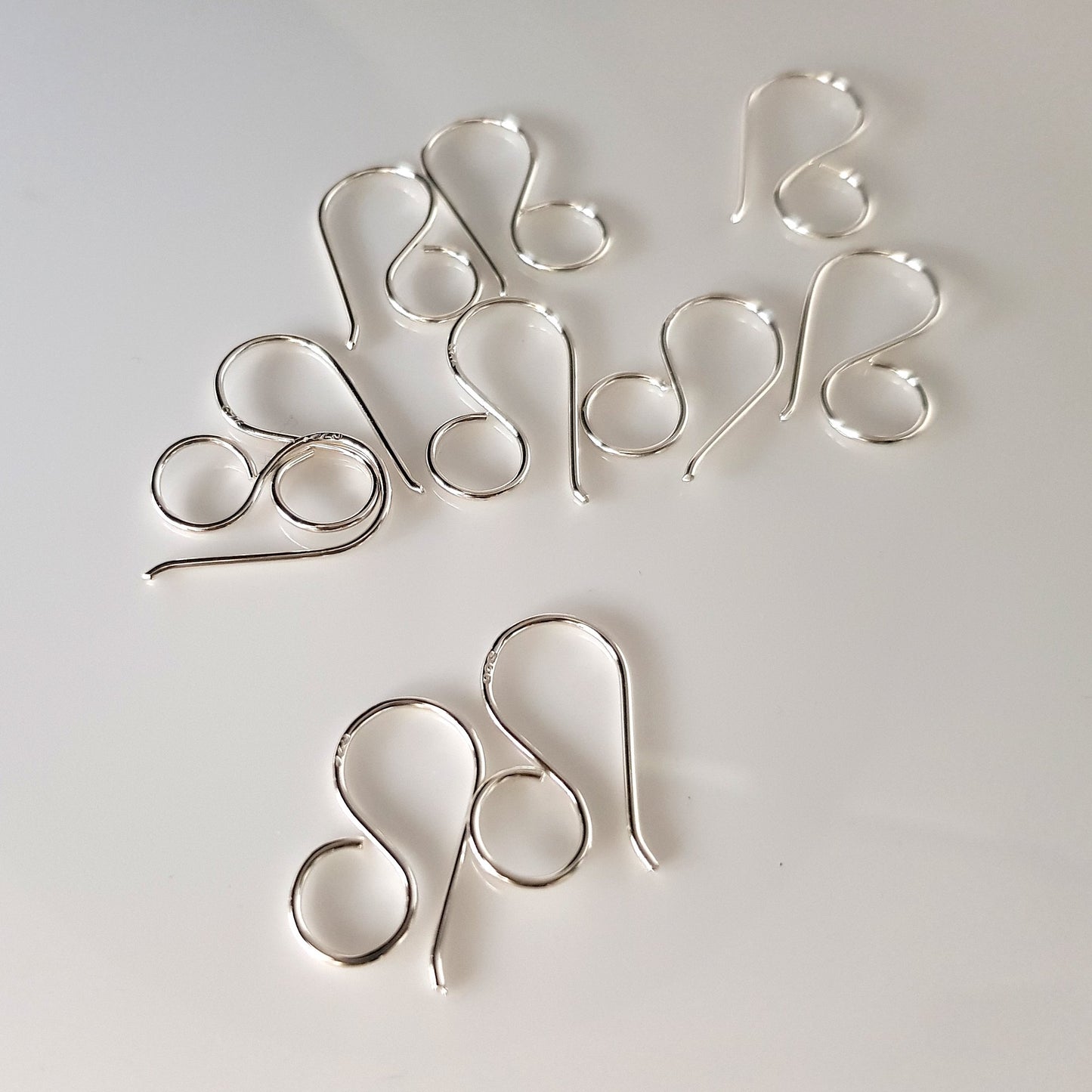 Earring Hooks Premium Quality French Hooks Large Loop For Resin, Polymer & Wood Earrings | SS-026EH | Earring Supply - Kalitheo
