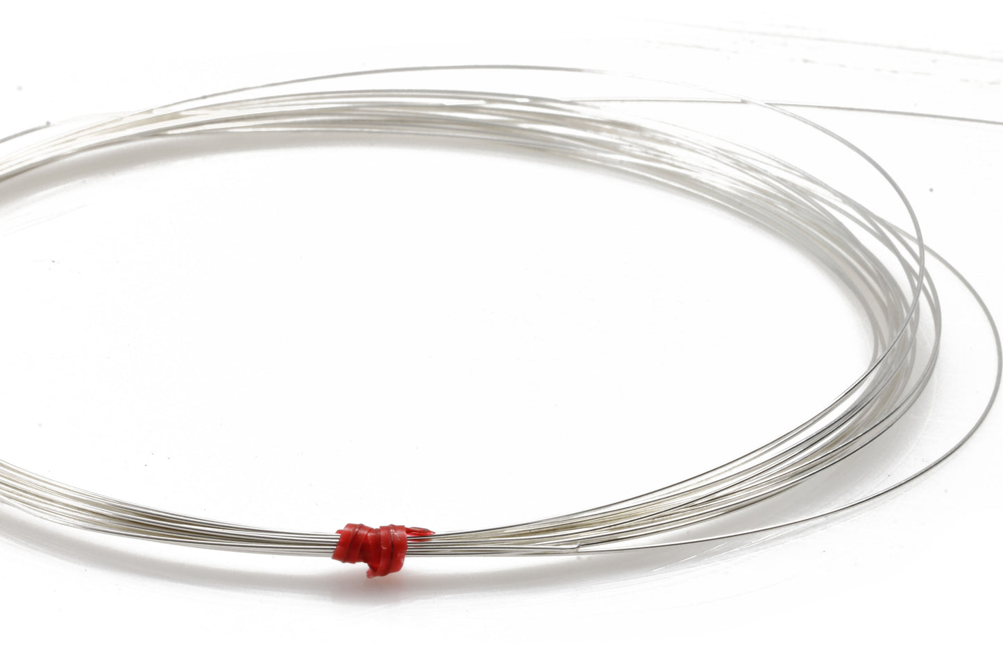 F-FS-006 Fine Silver 999 Round Wire 0.7 mm per meter - Findings Wire - Kalitheo Jewellery