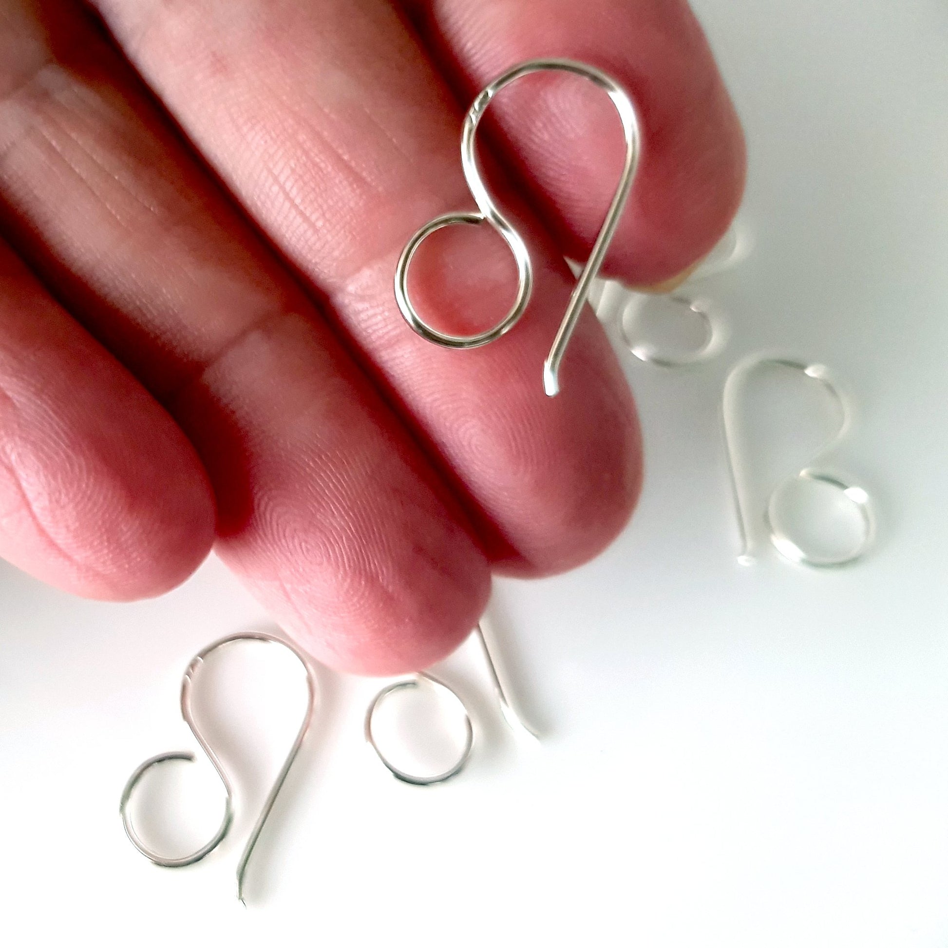 Earring Hooks Premium Quality French Hooks Large Loop For Resin, Polymer & Wood Earrings | SS-026EH | Earring Supply - Kalitheo