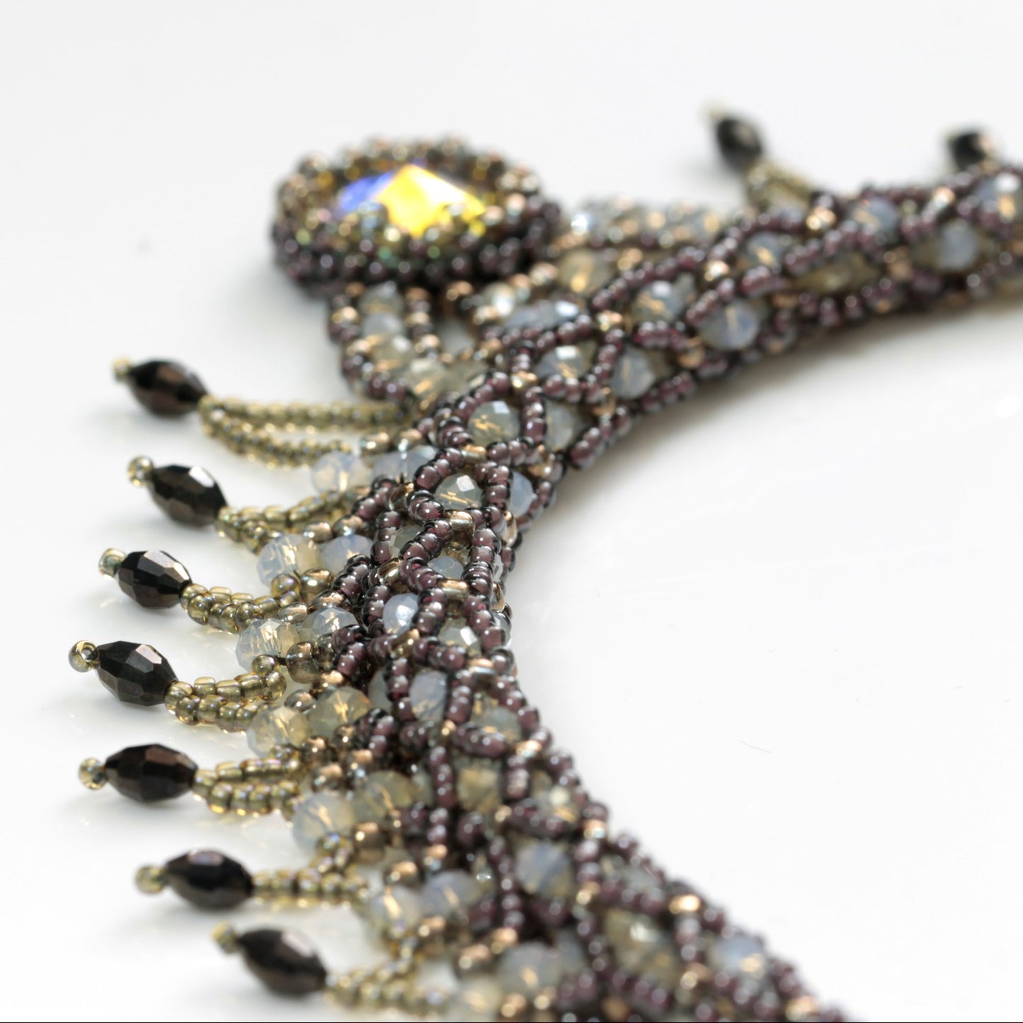 "Desire" Designer Beaded Necklace | KJ-370N | Glamour is Attitude! - Kalitheo Jewellery