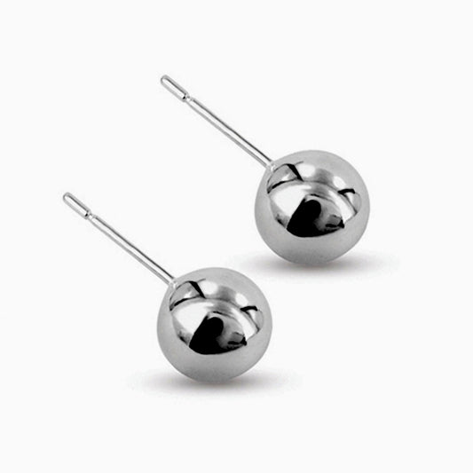 Sterling Silver Ball Stud Earrings 3, 4 & 5mm Ball Studs | Unisex Jewellery
