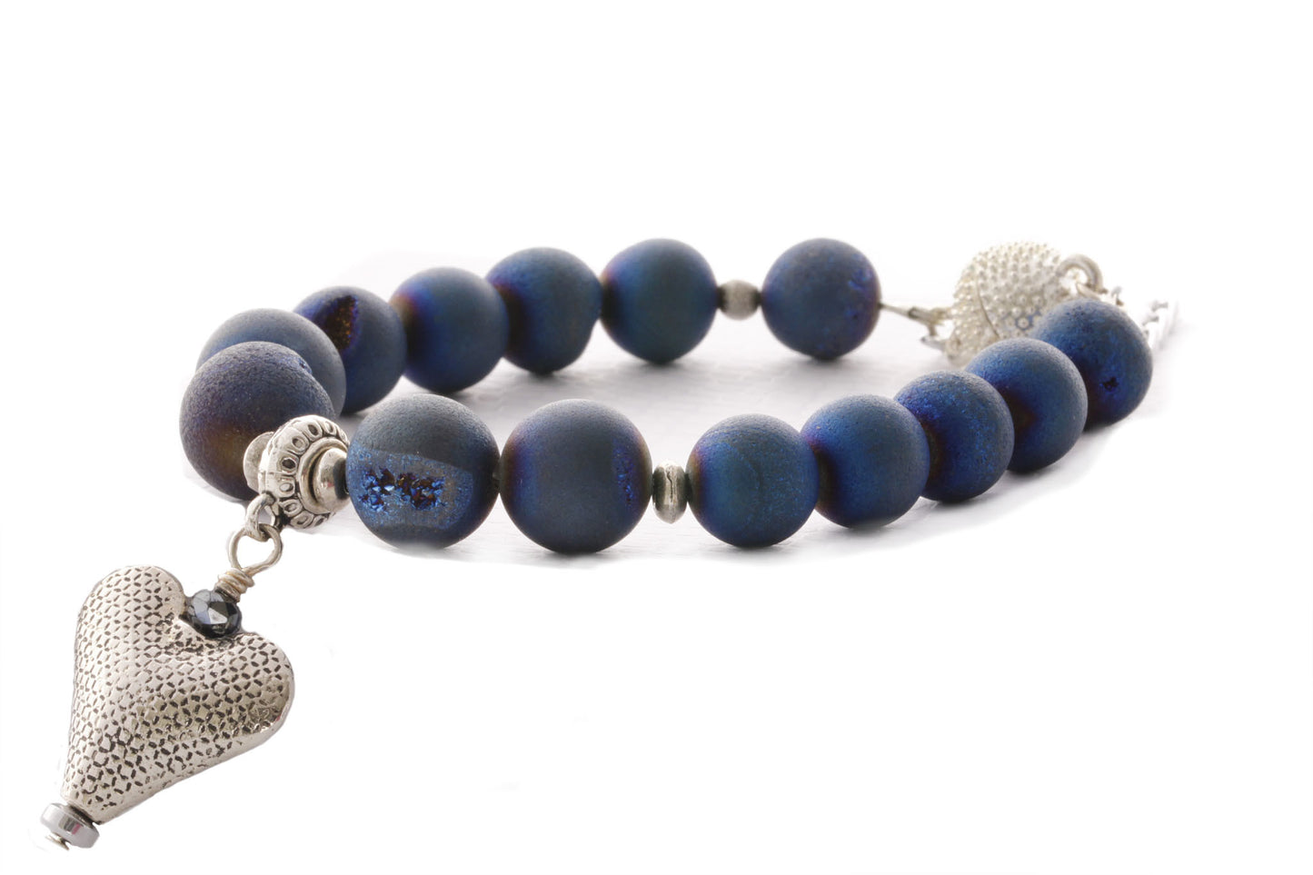 KTC-239 "Midnight Bliss" Gemstone Agate Bracelet - Kalitheo Jewellery