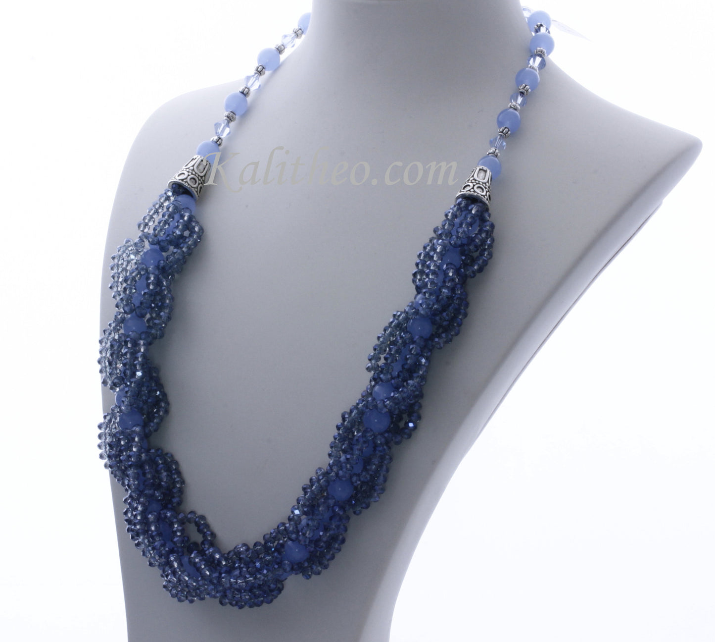 KTC-277 "Ocean Waves" Necklace - Kalitheo Jewellery