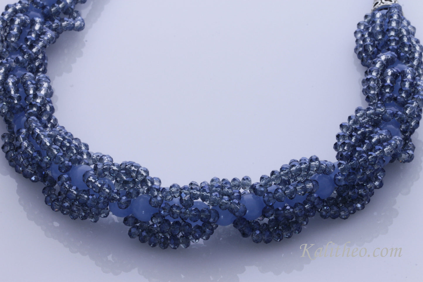 KTC-277 "Ocean Waves" Necklace - Kalitheo Jewellery