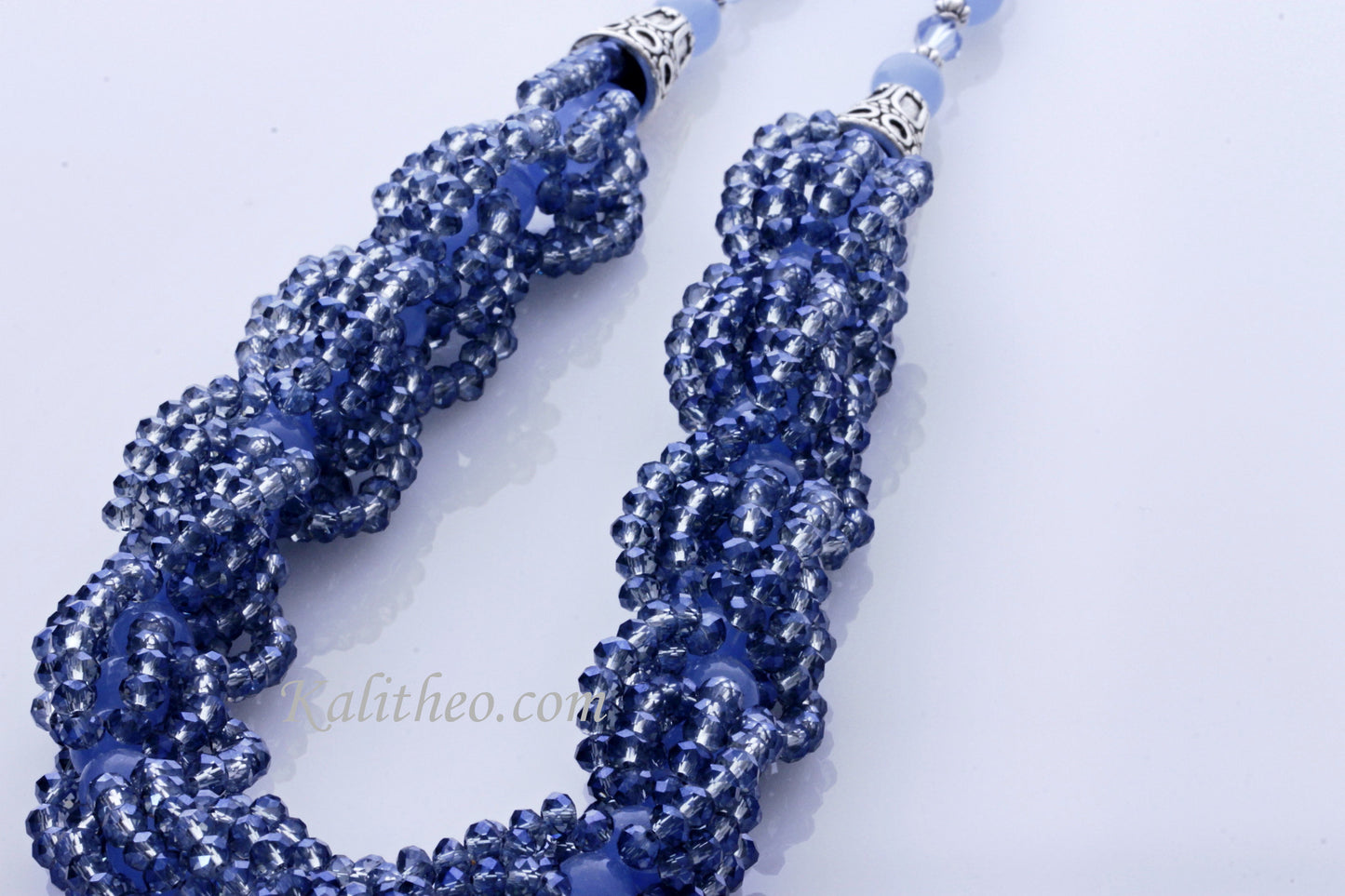 KTC-277 "Ocean Waves" Necklace - Kalitheo Jewellery