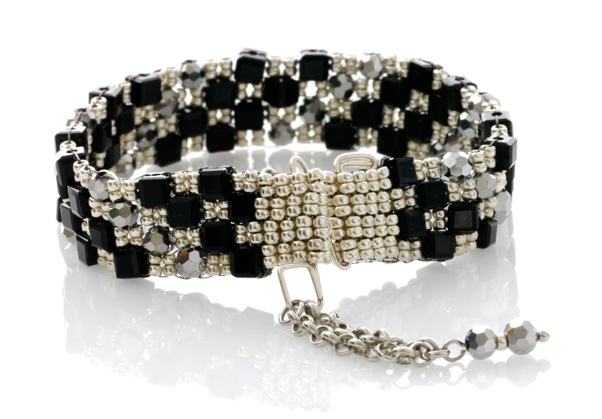 KTC-359 Beaded Statement Bracelet - Kalitheo Jewellery