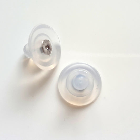 Silicone Large Butterflies Silver 925 Inserts | SS-009L | Jewellery Making Supply - Kalitheo Jewellery