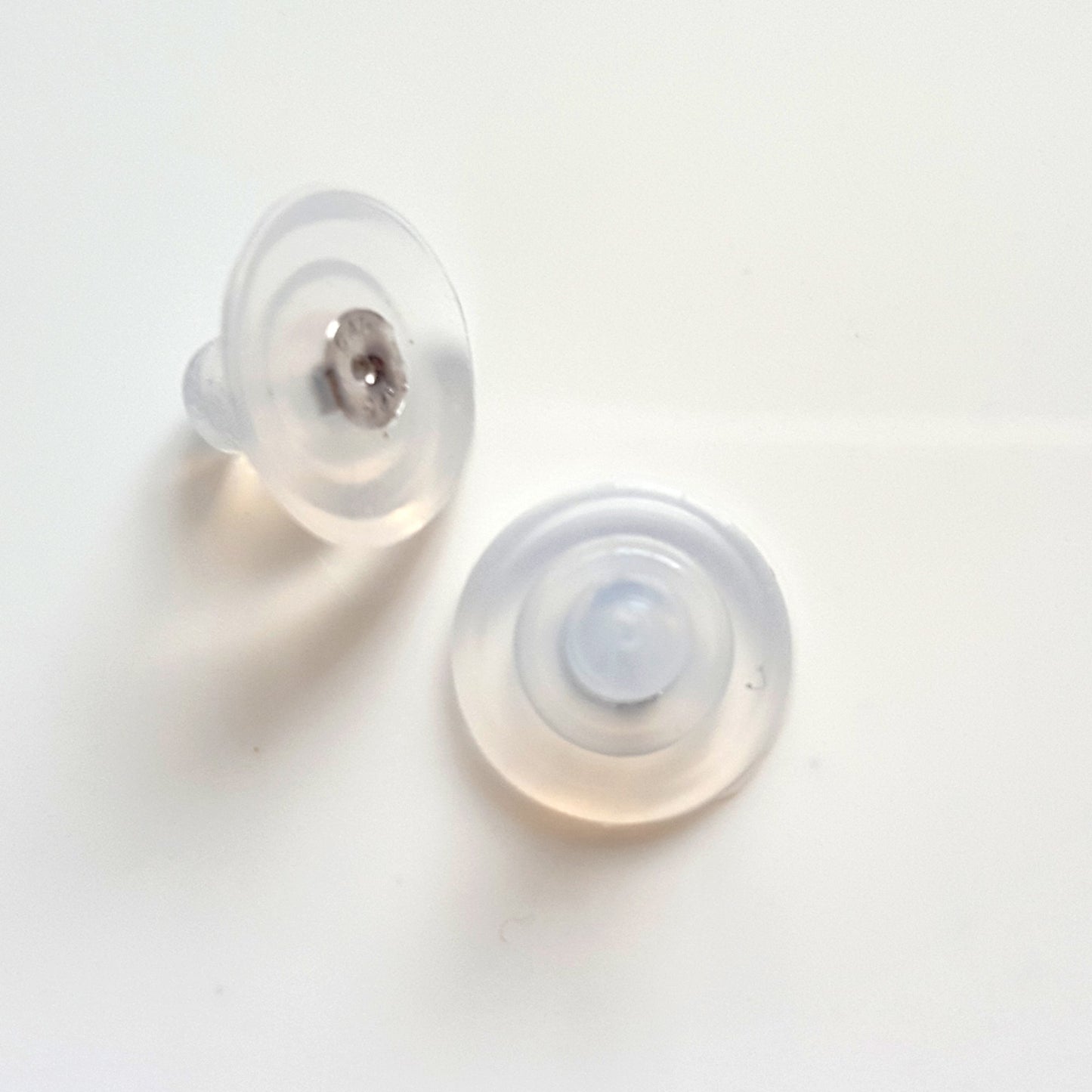 Silicone Large Butterflies White Gold 18ct Inserts | WG8-009L | Jewellery Making Supply - Kalitheo Jewellery