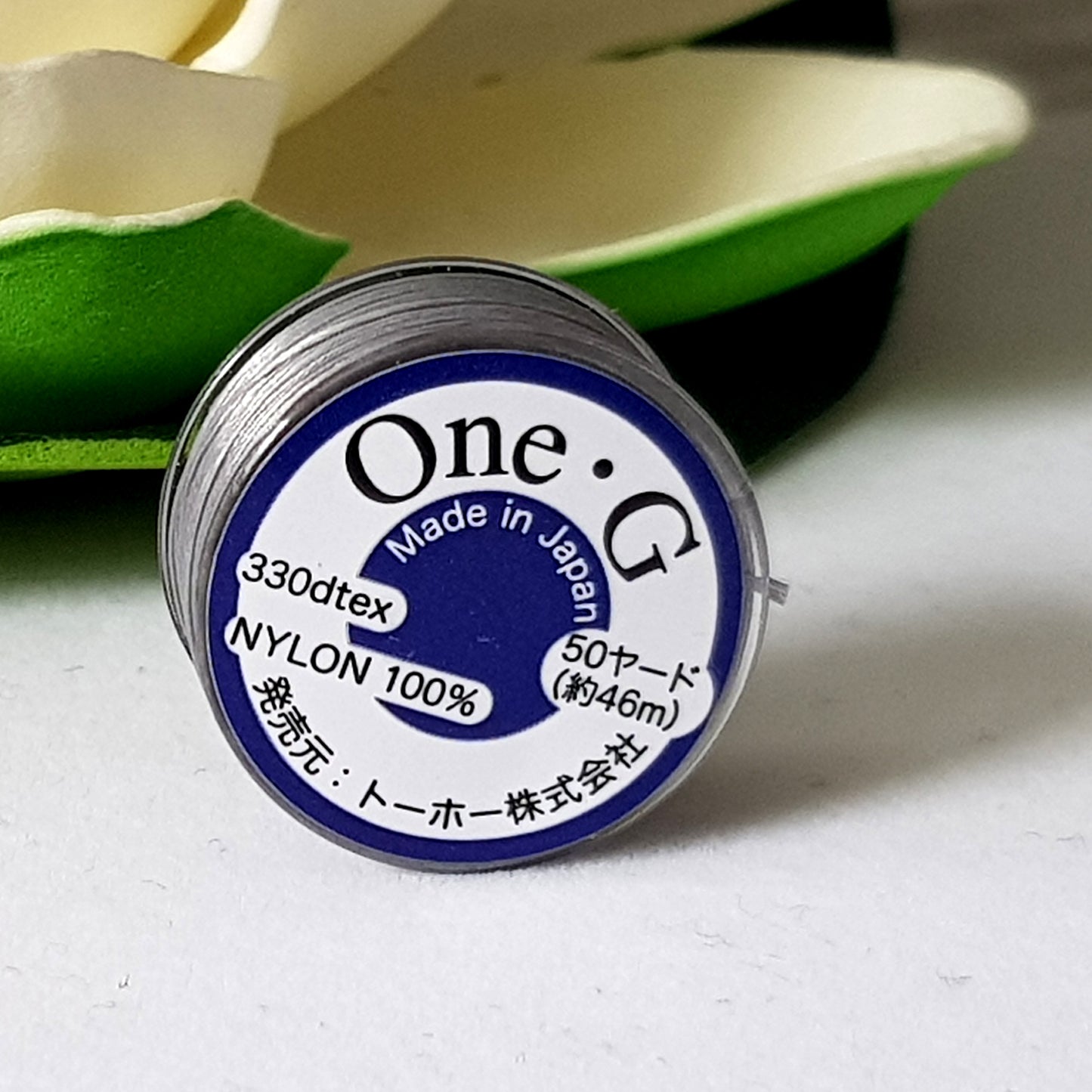 One-G Lt Grey Beading Thread (50 Yards) Toho | PT-50-14 | Jewellery Making Supply