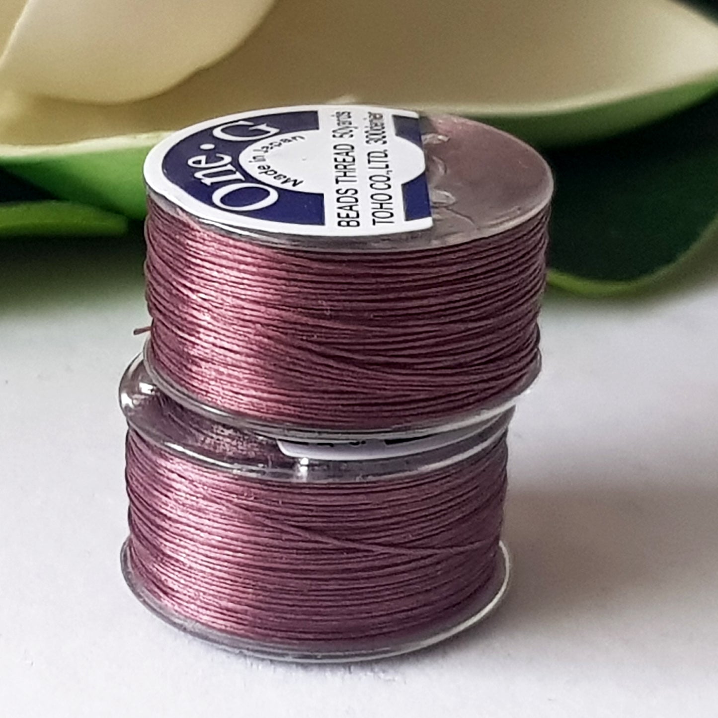 One-G Mauve Beading Thread (50 Yards) Toho | PT-50-16 | Jewellery Making Supply