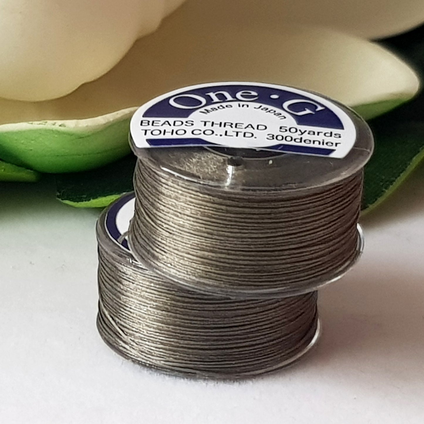 One-G Lt Khaki Beading Thread (50 Yards) Toho | PT-50-20 | Jewellery Making Supply
