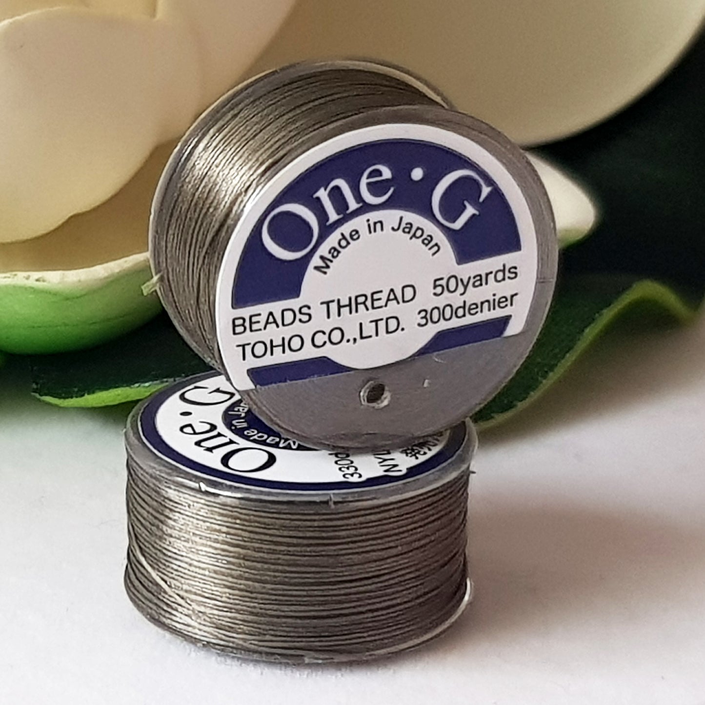 One-G Lt Khaki Beading Thread (50 Yards) Toho | PT-50-20 | Jewellery Making Supply