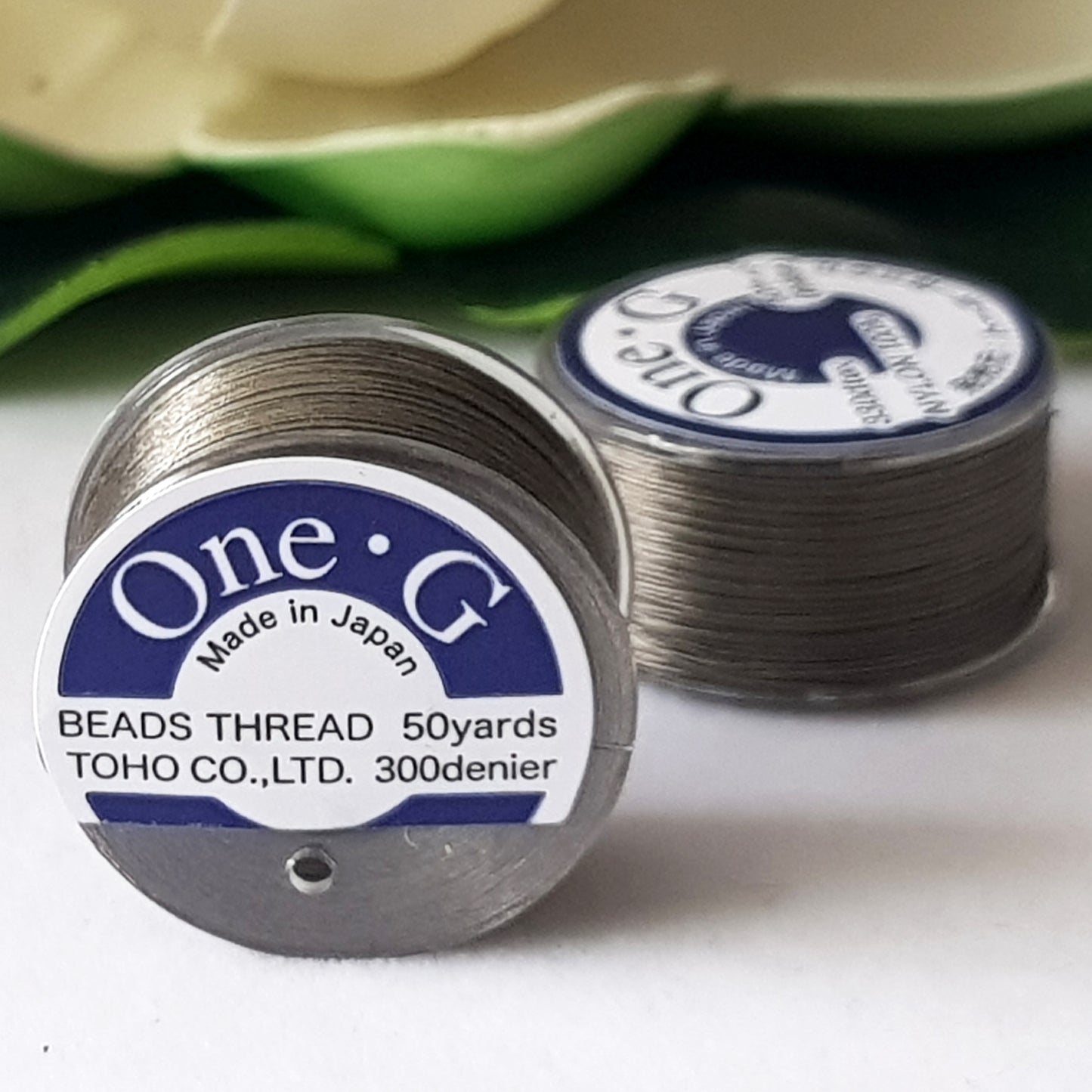 One-G Lt Khaki Beading Thread (50 Yards) Toho | PT-50-20 | Jewellery Making Supply