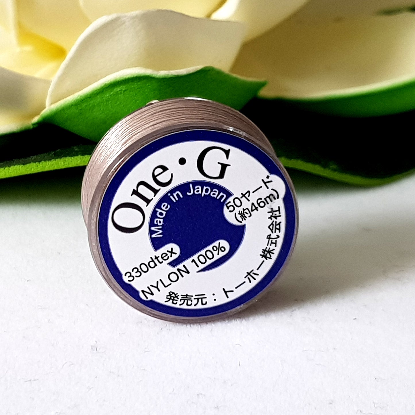 One-G Beige (PT-50-4) Beading Thread (50 Yards) Toho | Jewellery Making Supply