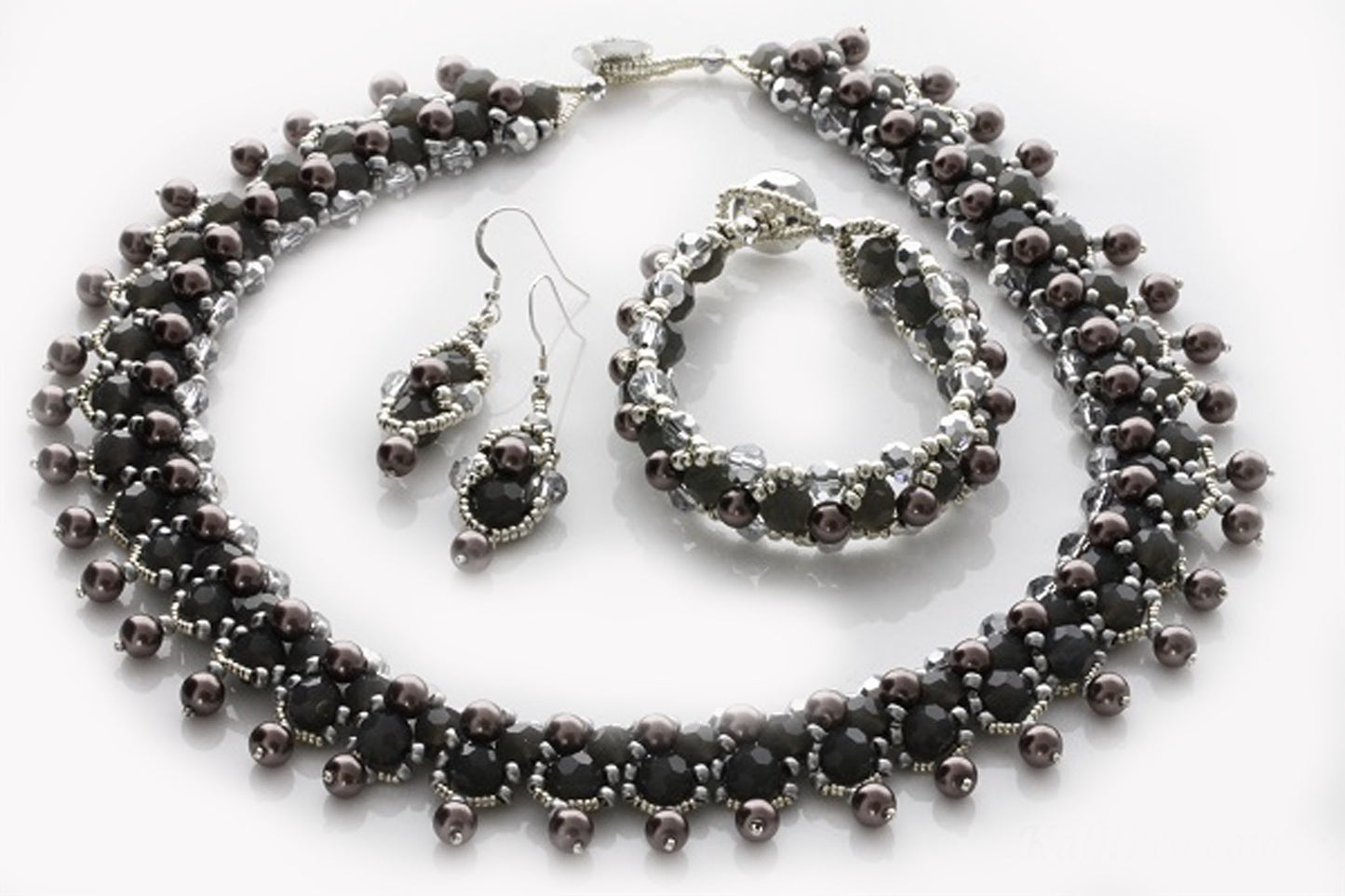 KTC-268 "Parisian Nights" Beaded Bracelet - Kalitheo Jewellery