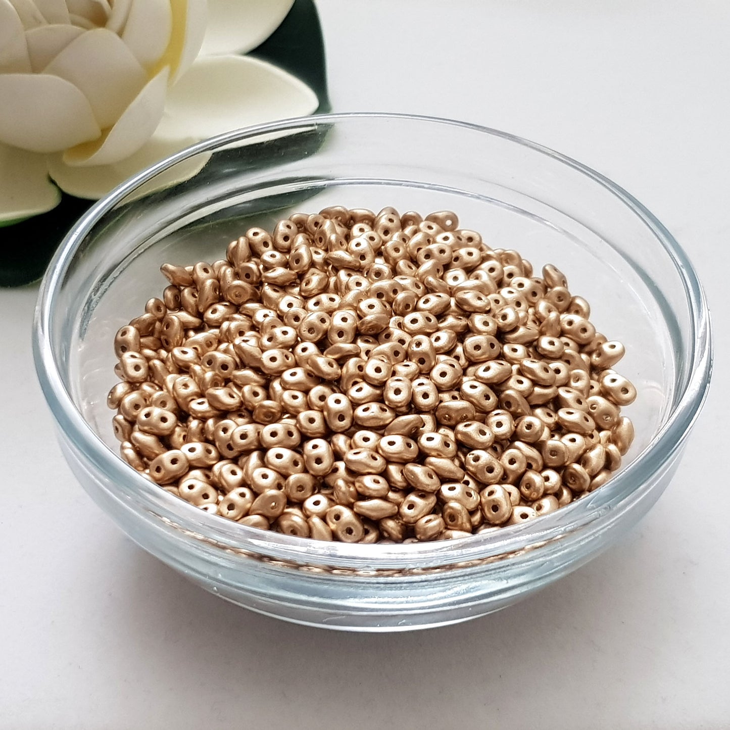 Matubo SuperDuo Flax Metallic Matte 10g | SD-K0171 | Beading Supply