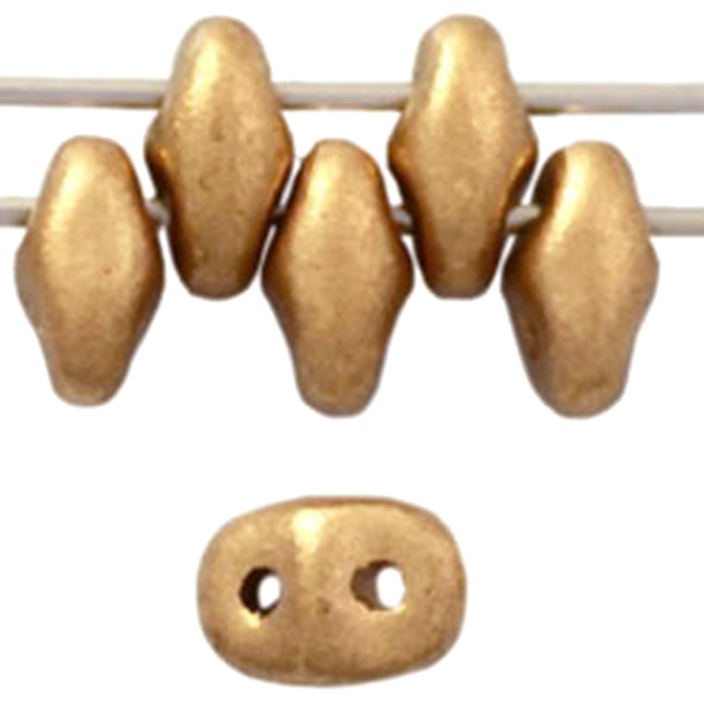 Matubo SuperDuo Flax Metallic Matte 10g | SD-K0171 | Beading Supply