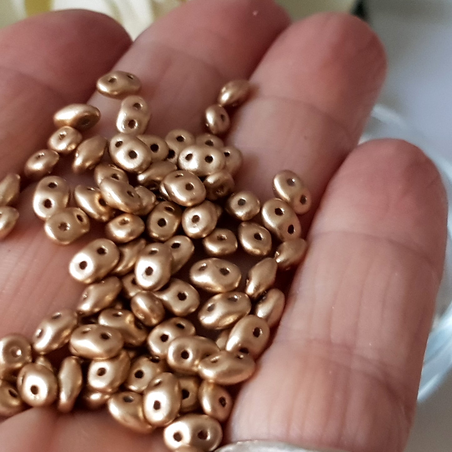 Matubo SuperDuo Flax Metallic Matte 10g | SD-K0171 | Beading Supply