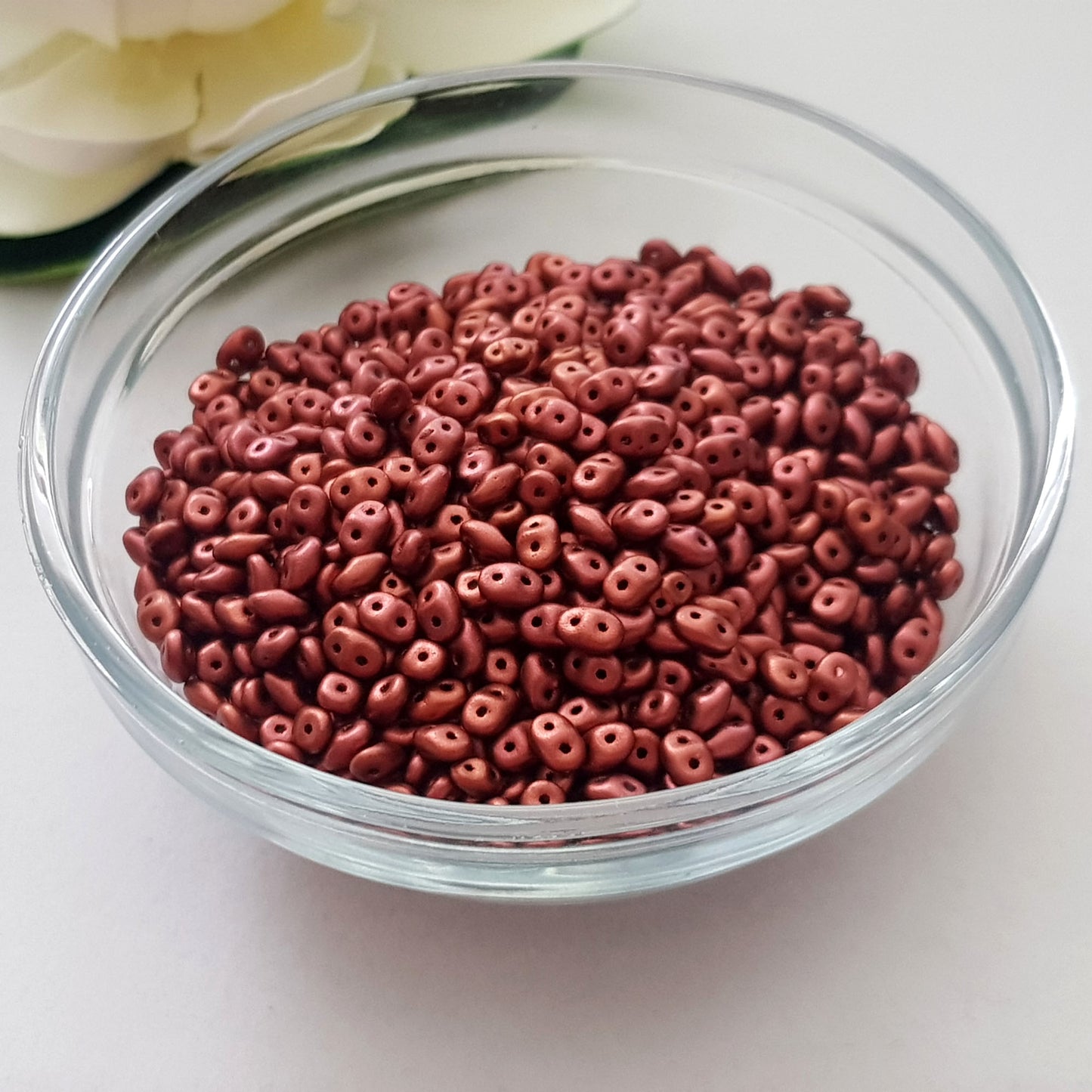 Matubo SuperDuo Dk Copper Metallic Matte 10g | SD-K0175 | Beading Supply