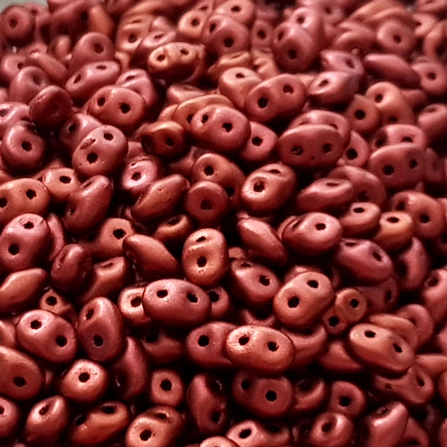 Matubo SuperDuo Dk Copper Metallic Matte 10g | SD-K0175 | Beading Supply